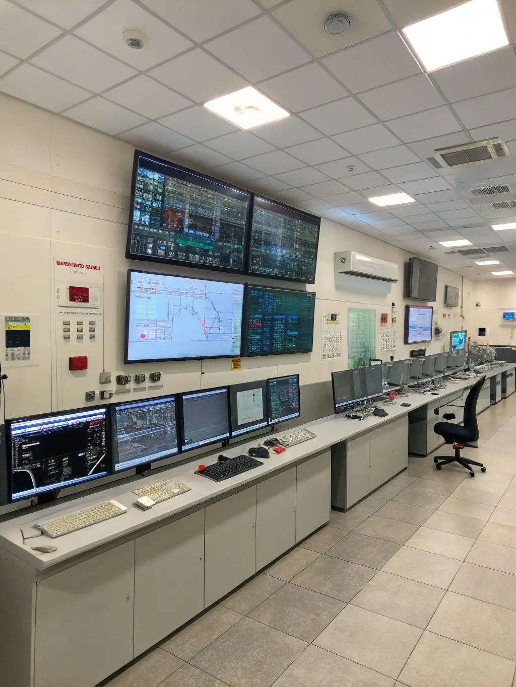 A visual representation of data analytics tools being used to analyze port operations, highlighting the use of AI and data-driven insights.